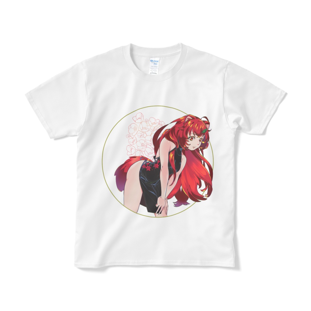 チャイナ服Tシャツ ~白~【卯月うゆ】
