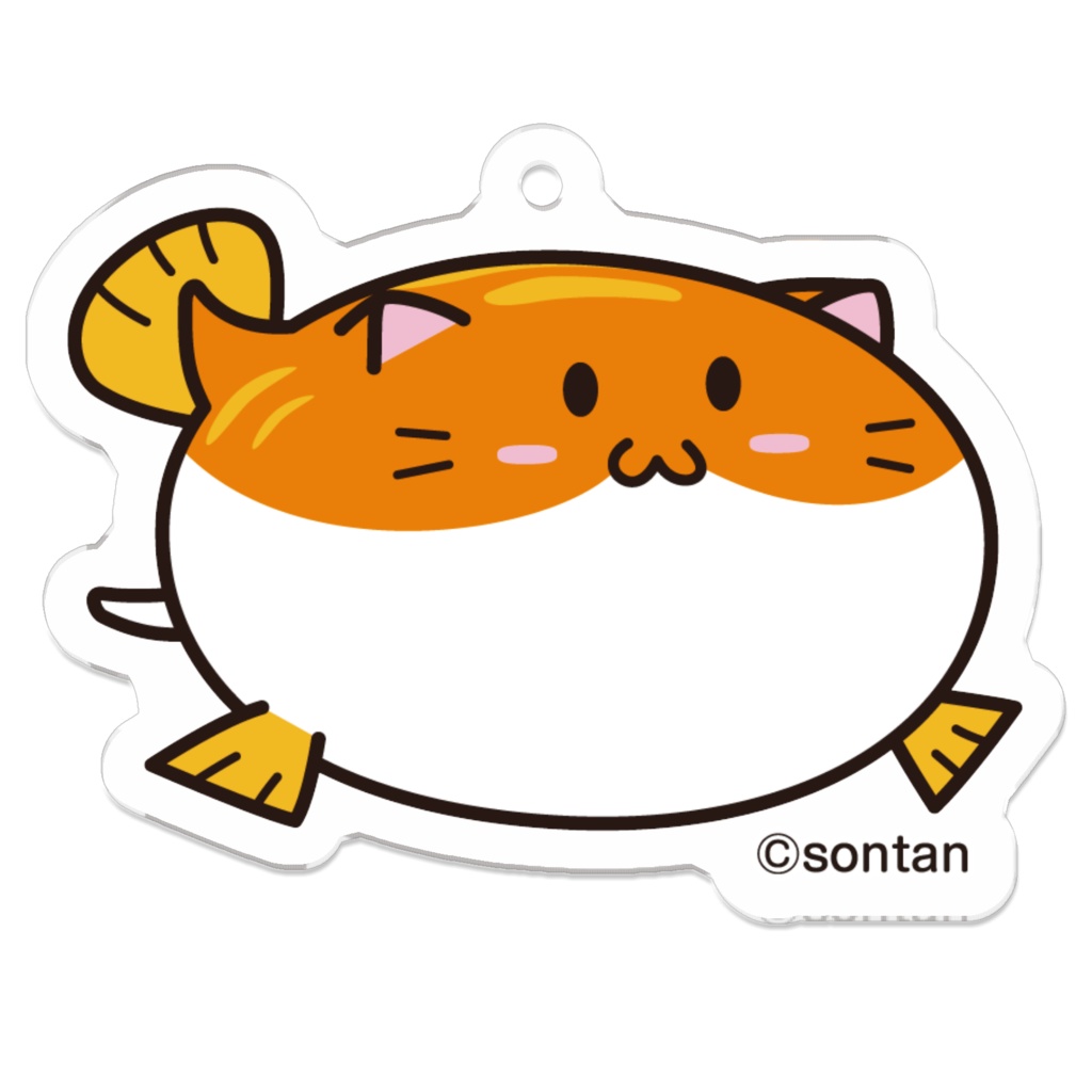 ニャンプクの日常 アクリルキーホルダー1