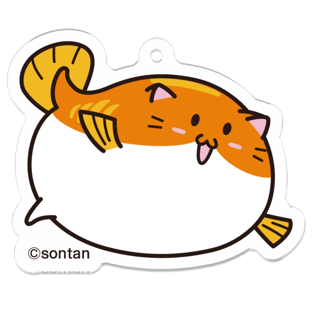 ニャンプクの日常 アクリルキーホルダー2