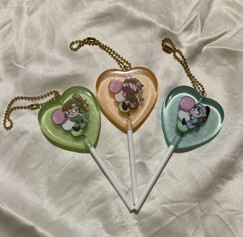 ペロキャンキーホルダー3点セット