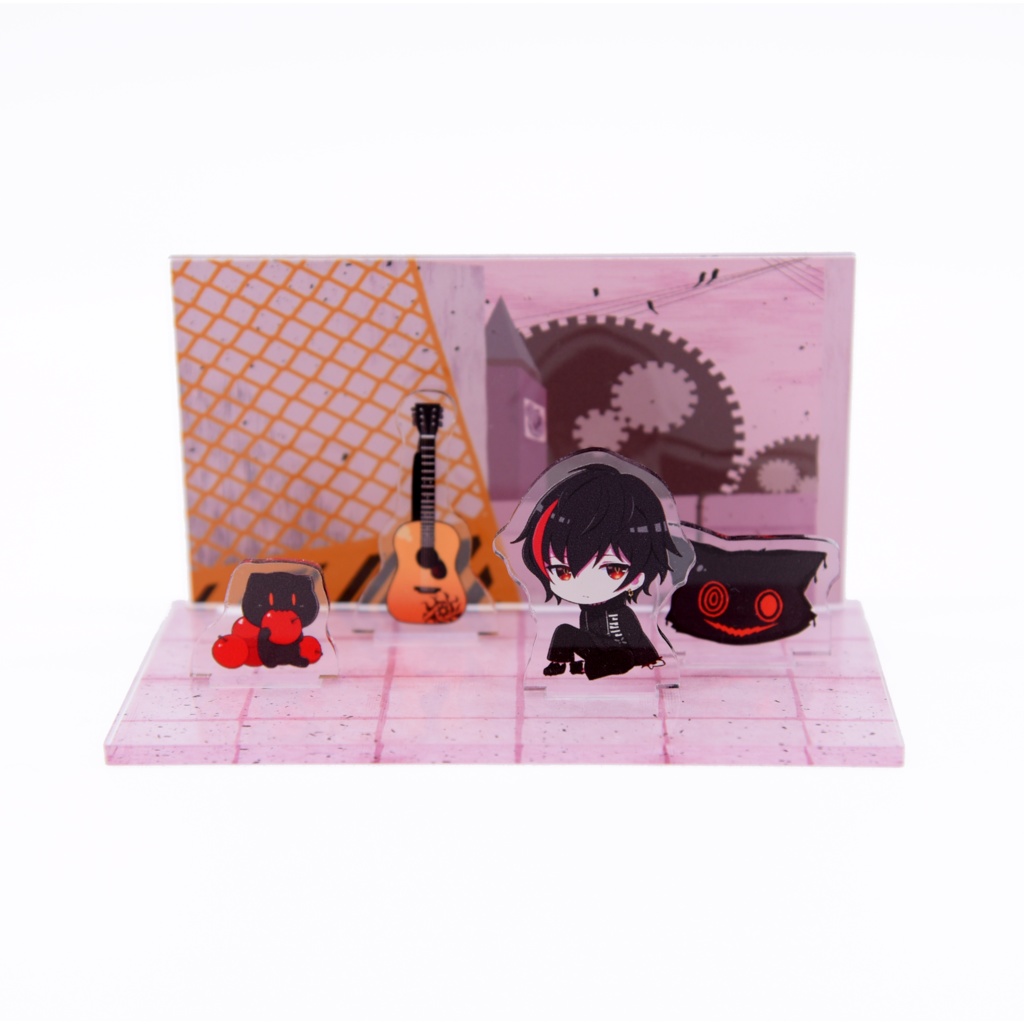 あそべる!ビビドニアアクリルジオラマ