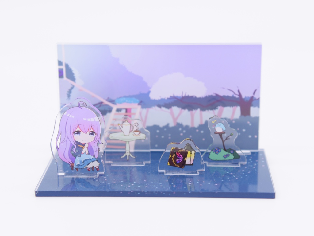 あそべる!ビビドニアアクリルジオラマ