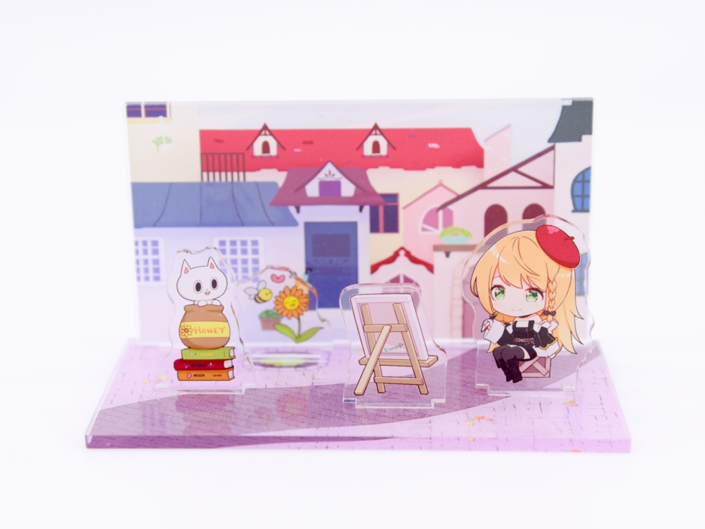 あそべる!ビビドニアアクリルジオラマ