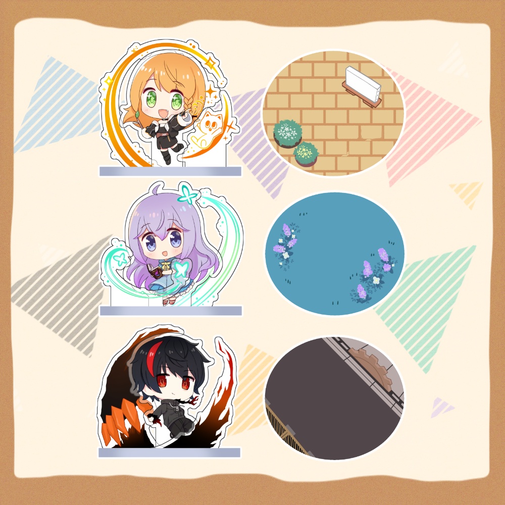 ぷちどにあ立体アクリルフィギュア