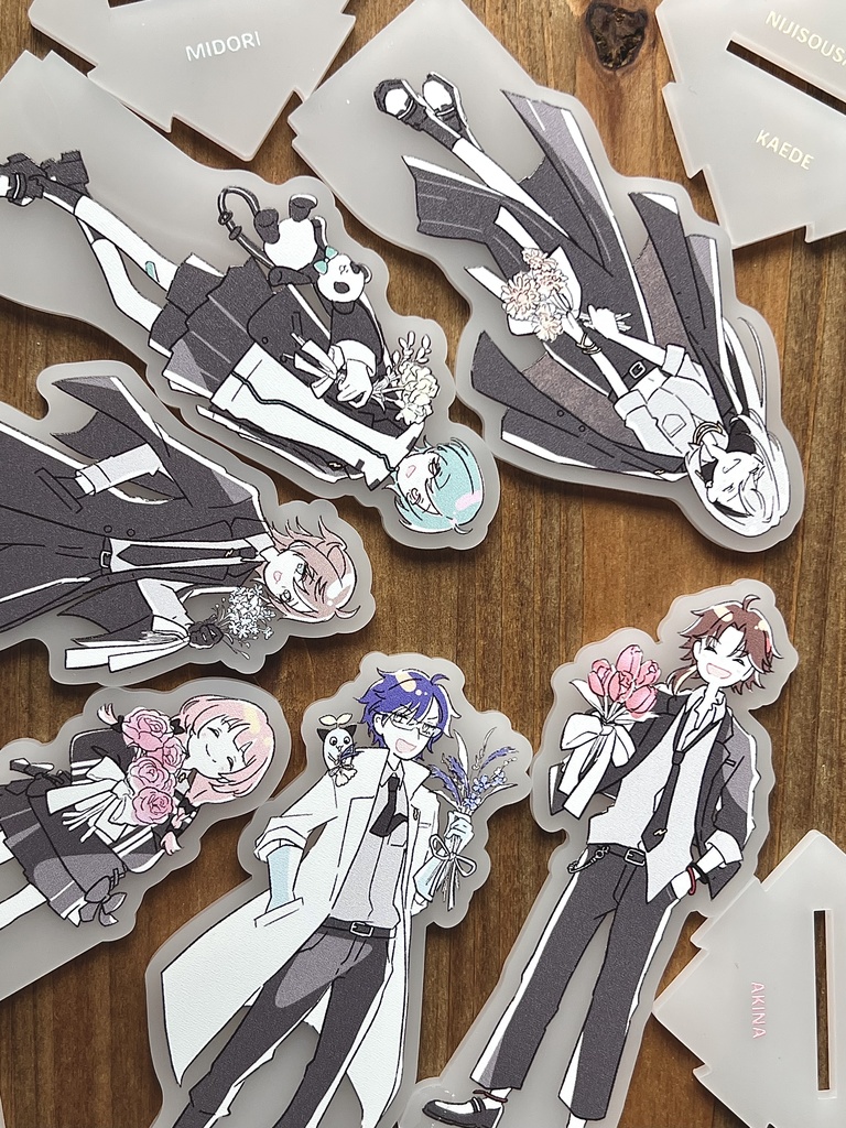 お花と生徒会さん　アクリルスタンド