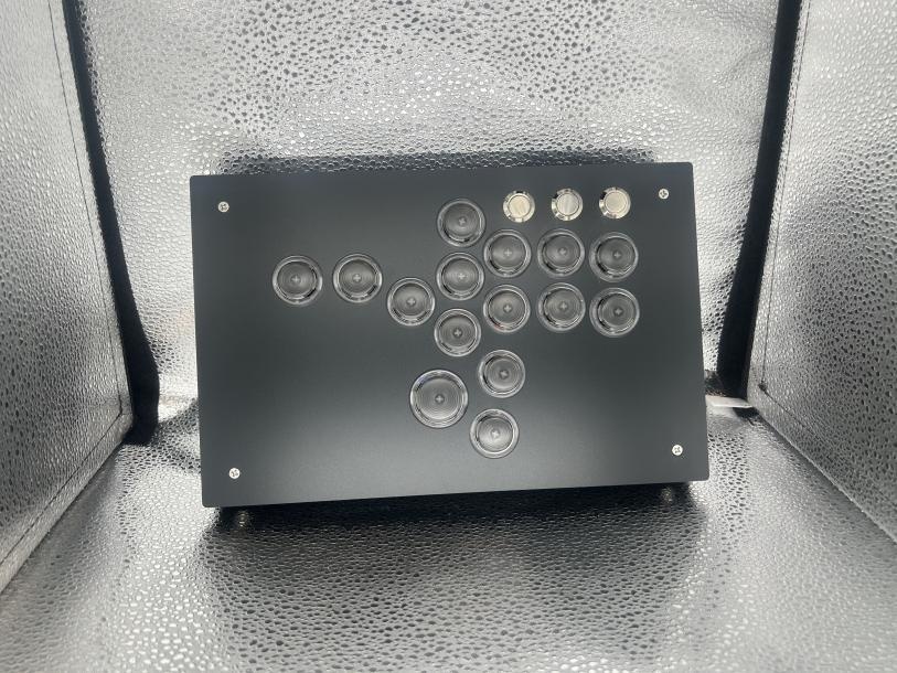 (オーダー品）KD-04 RPP マットブラック　11ボタンカスタム＋予備天板マットホワイト