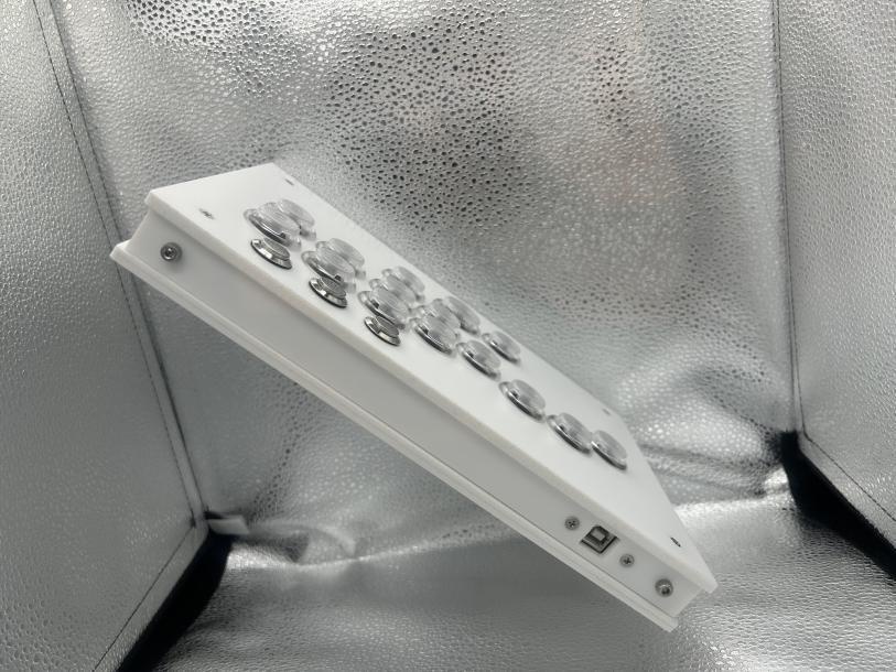 (オーダー品)KD-04 RPP マットホワイト 11ボタンカスタム