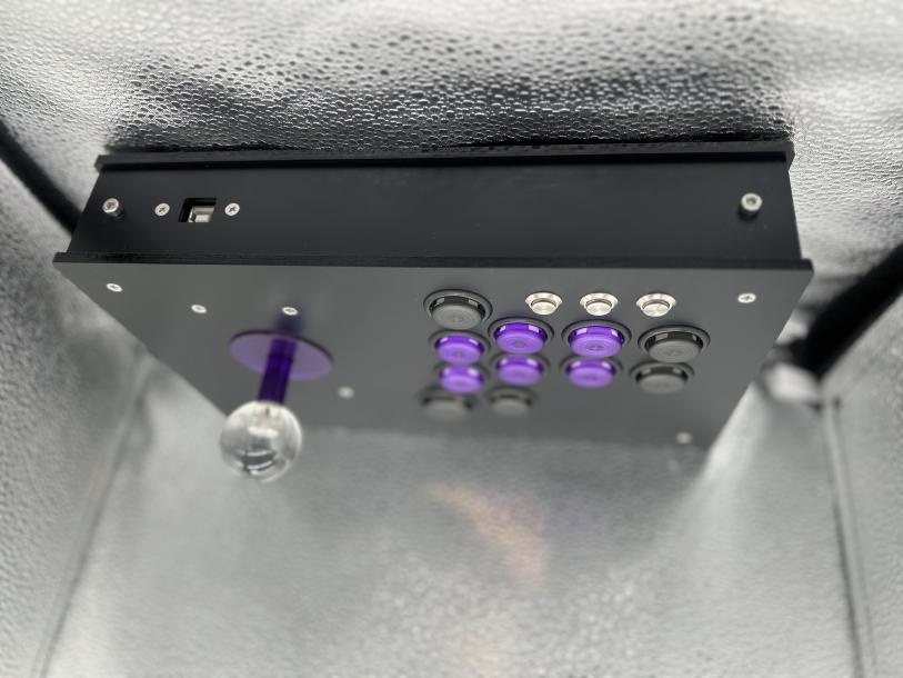 KD-04 RPP レバーコントローラー マットブラック 3ボタンPLUS ラズパイ搭載