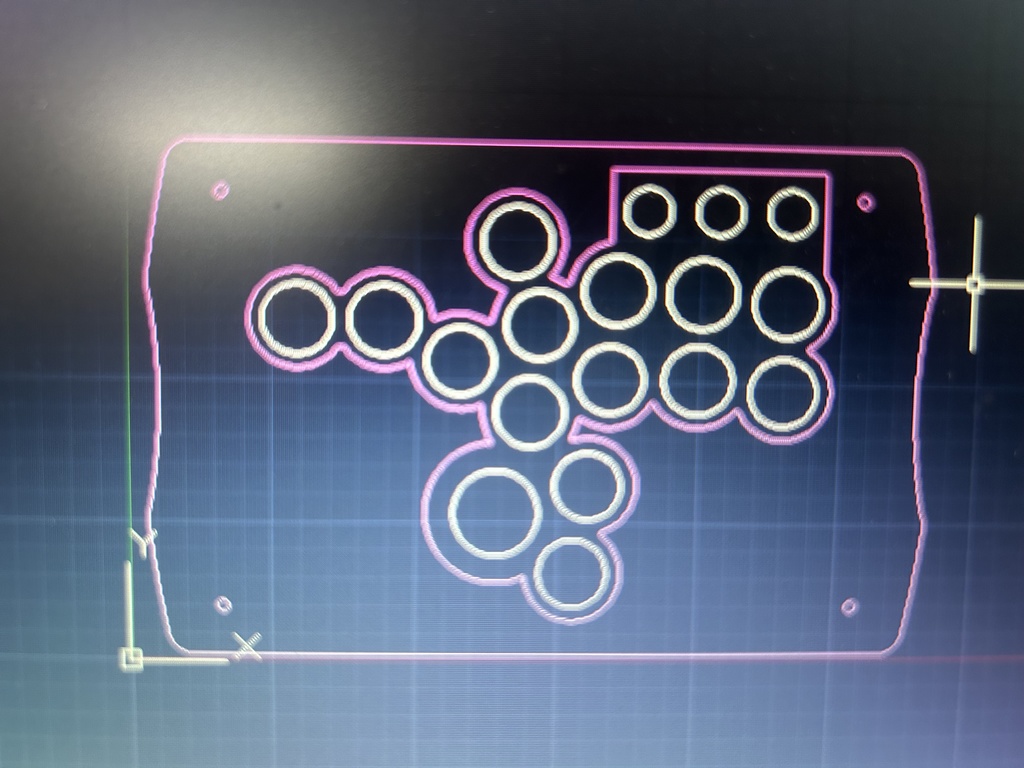 (ドネーション公開図面)KD-03 11ボタン用　汎用ボタン向け　図面