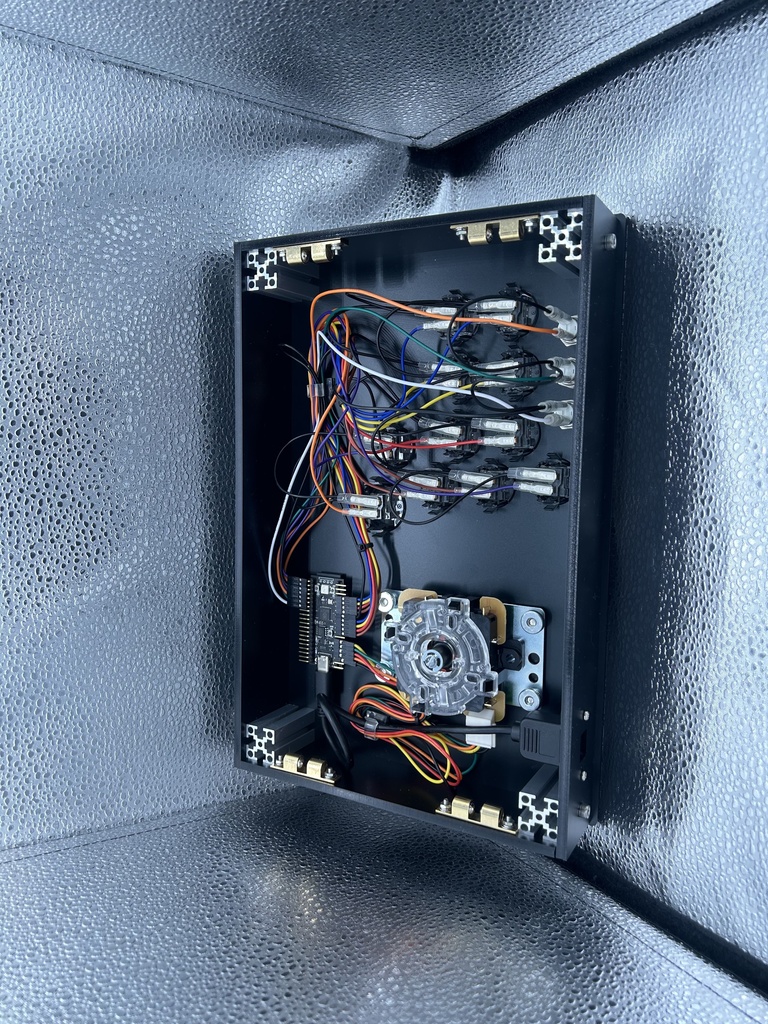 (オーダー品)KD-04 RPP レバーコントローラー マットブラック 3ボタンPLUS ラズパイ搭載