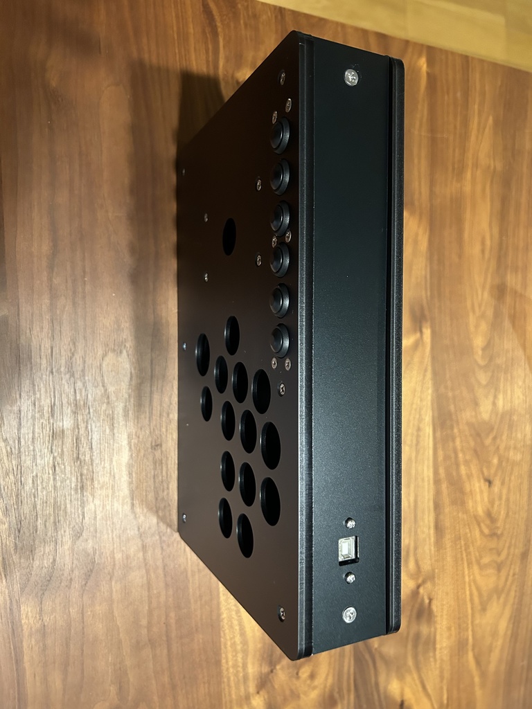 (オーダー品)KD-Lオーダー マットブラック カスタムアケコンケース