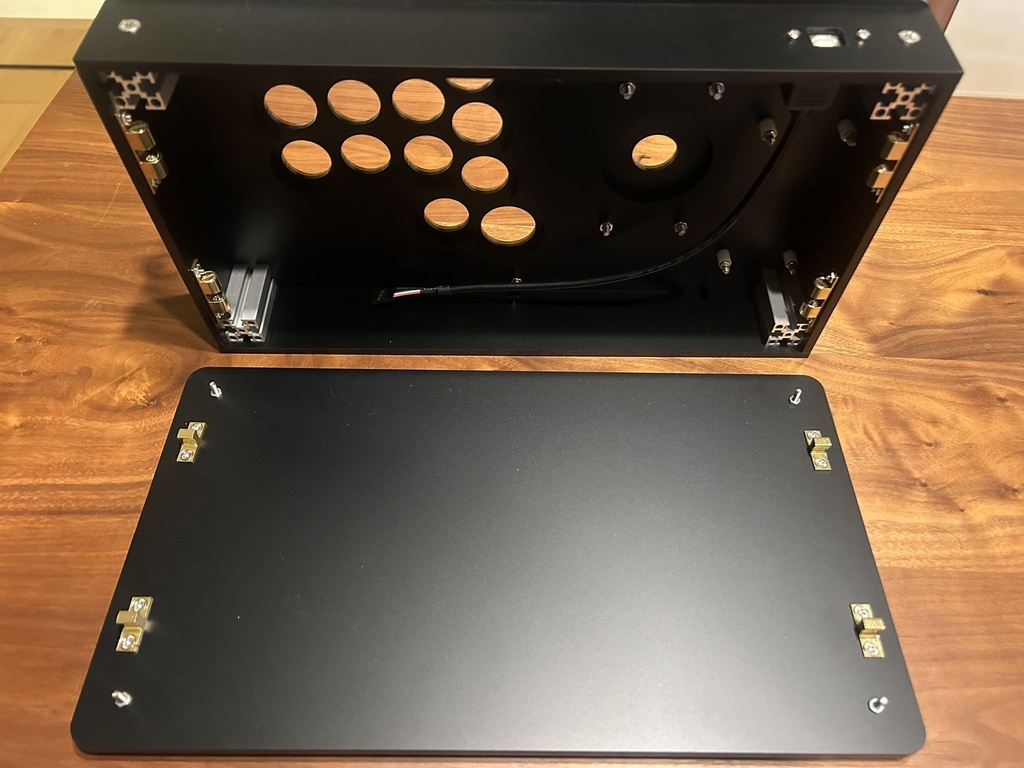 (オーダー品)KD-LWオーダー マットブラック カスタムアケコンケース