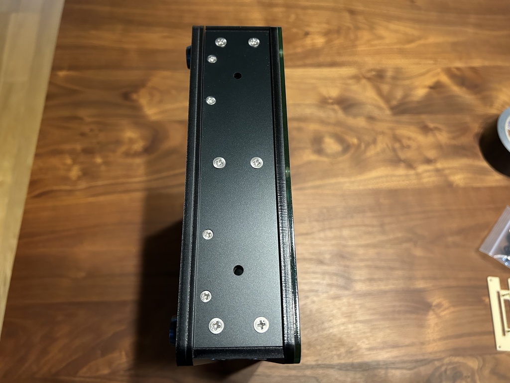 (オーダー品)カスタムアケコンケース クリア天板 マットブラック