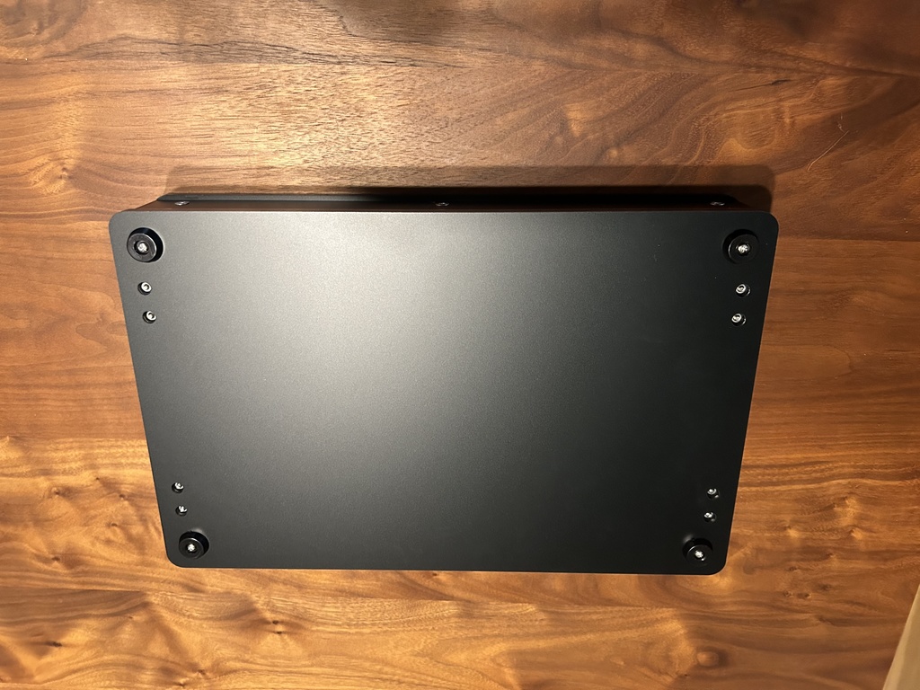 (オーダー品)カスタムアケコンケース クリア天板 マットブラック