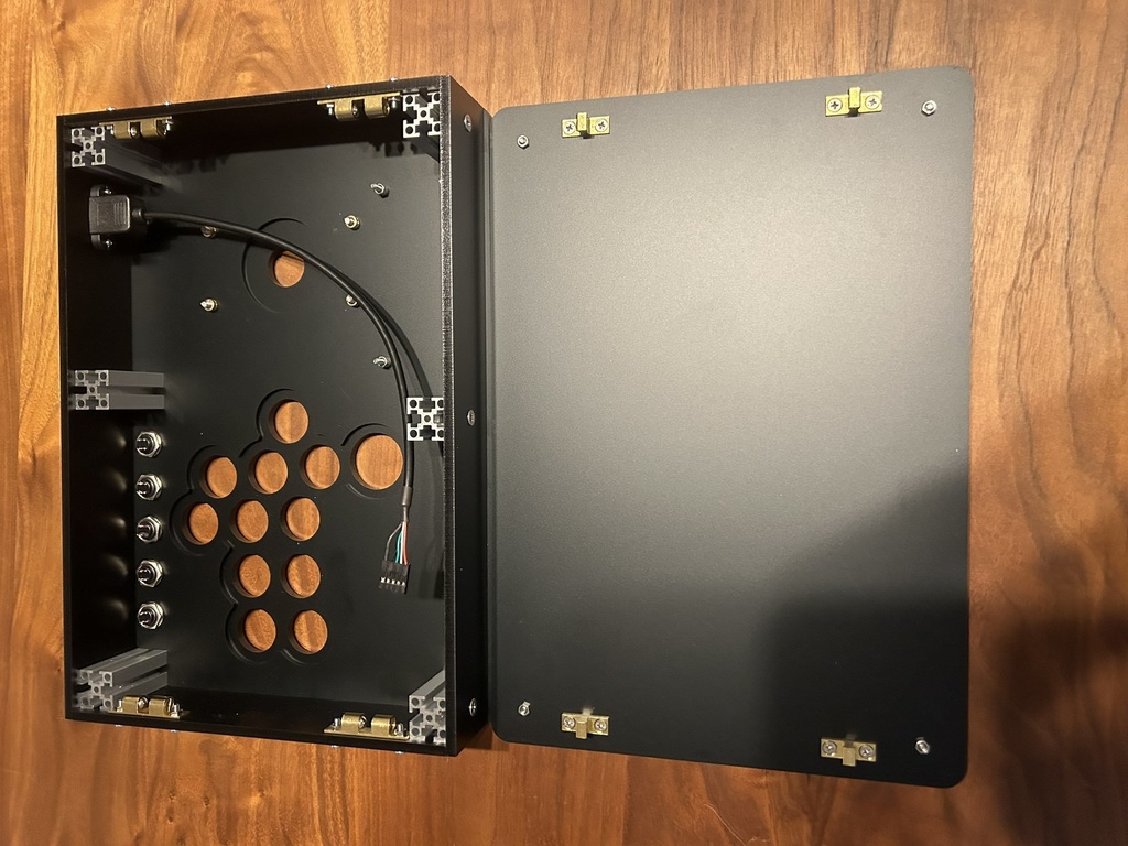 (オーダー品)KD-L カスタムオーダーケース マットブラック+PWSボタンV1 12個同梱