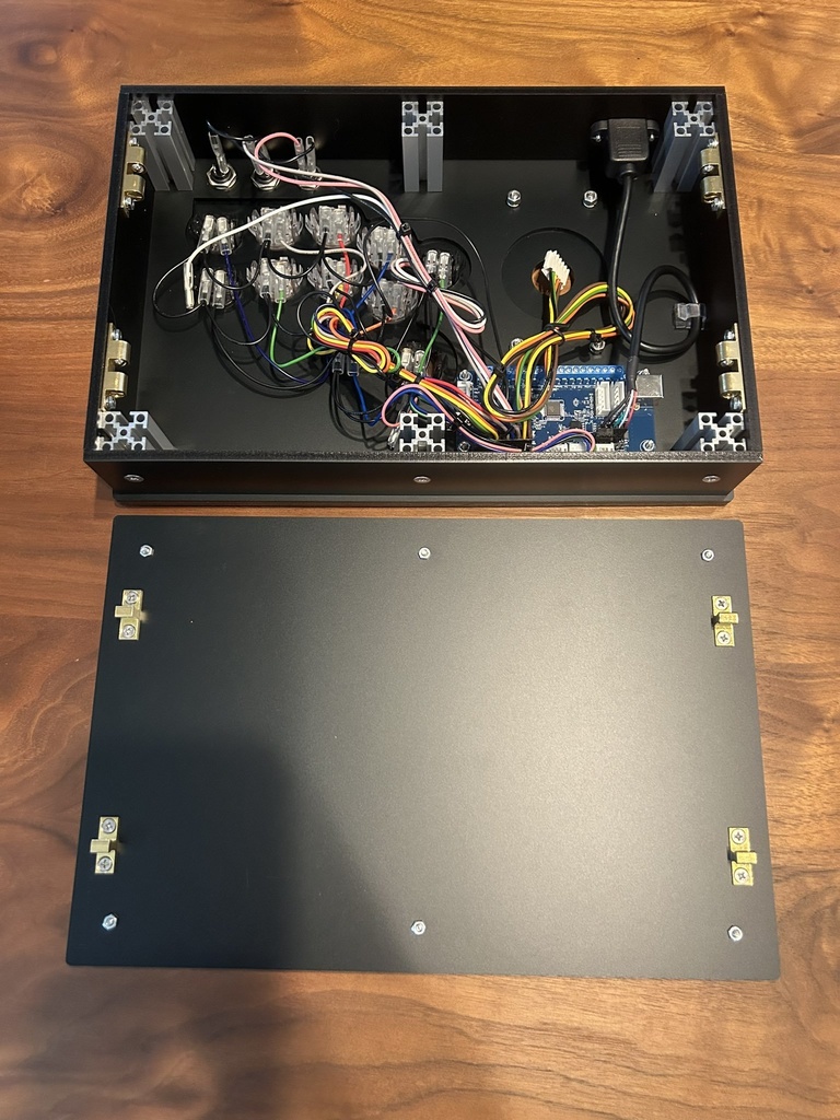 (オーダー品)KD-L カスタムアケコン P5 Plus 搭載 マットブラック