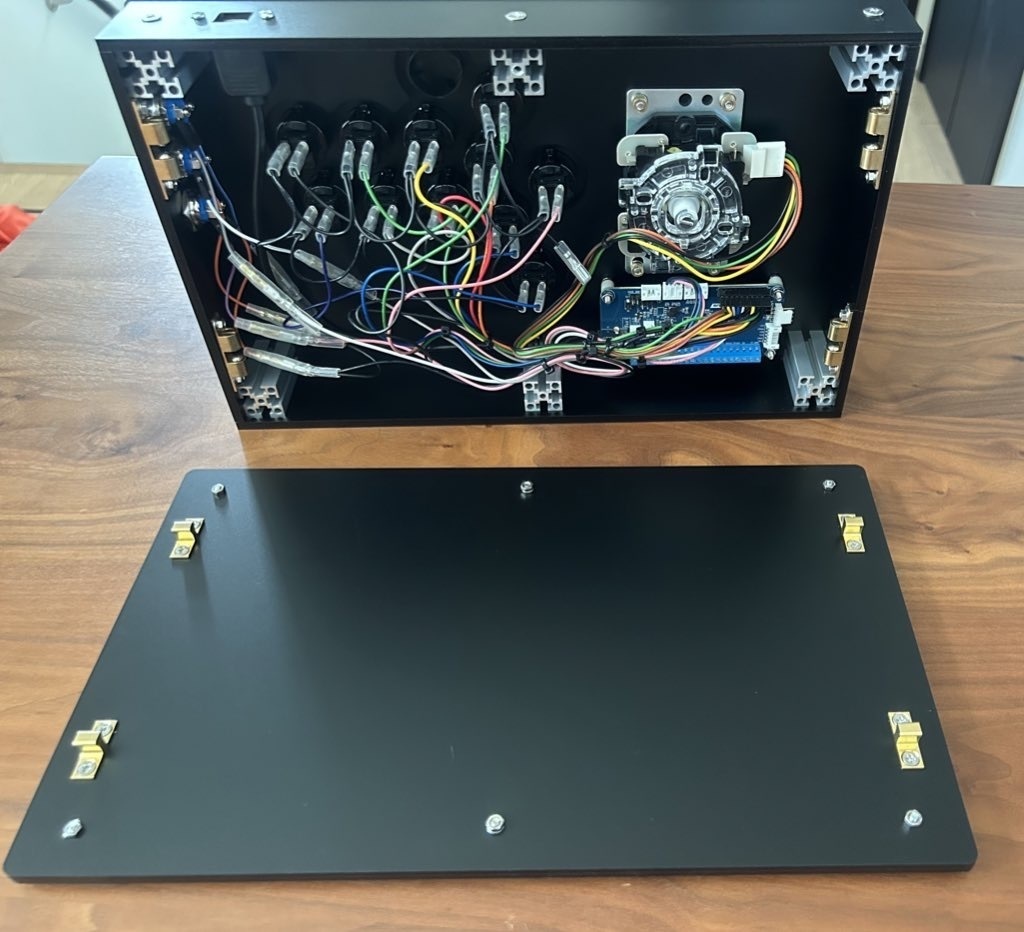 (オーダー品)KD-L P5plus カスタムアケコン マットブラック