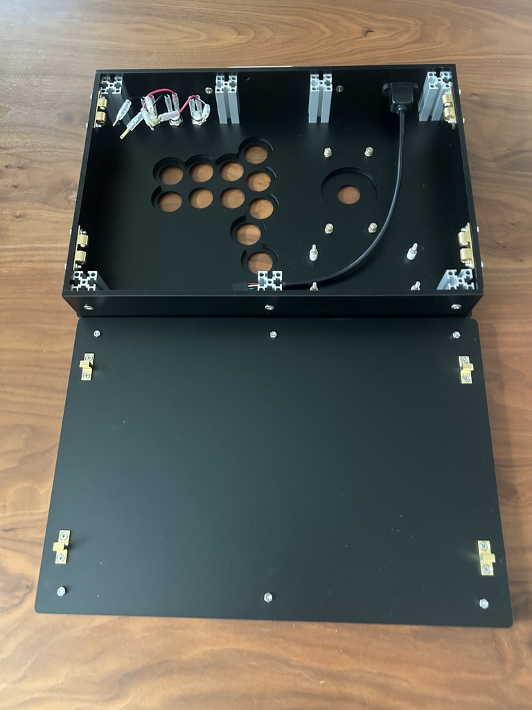 (オーダー品)KD-Lカスタムアケコンケース マットブラック