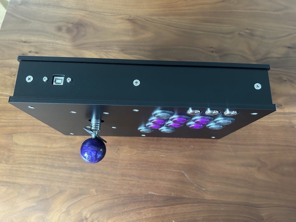 (ktr250様 オーダー品)KD-L カスタムレバーアケコン P5 Plus マットブラック