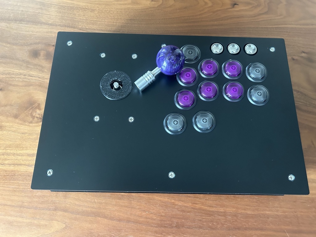 (ktr250様 オーダー品)KD-L カスタムレバーアケコン P5 Plus マットブラック