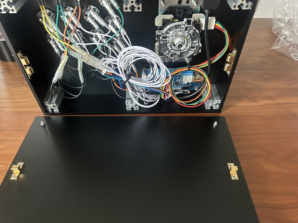 (yukkii様 オーダー品)KD-L カスタムレバーアケコン P5 Plus 静音スペシャル マットブラック