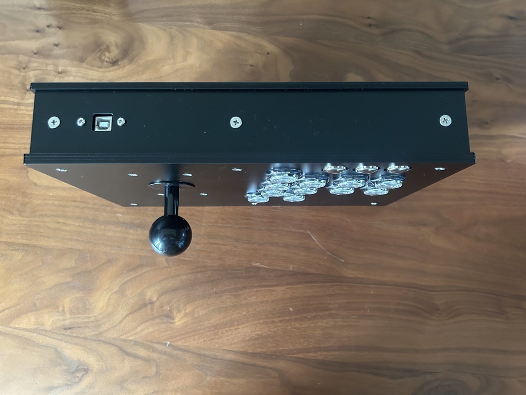 (yukkii様 オーダー品)KD-L カスタムレバーアケコン P5 Plus 静音スペシャル マットブラック