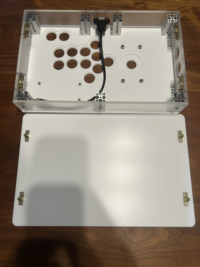 (べべ様 オーダー品) アケコンケース+PWS V1ボタン 4個