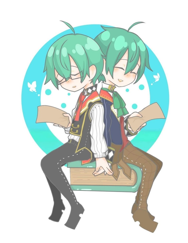 ヤーコプ＆ヴィルヘルムアクリルキーホルダー