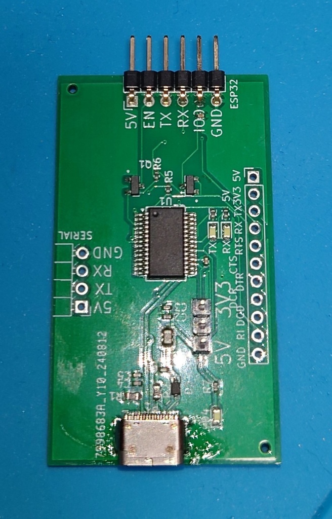 USB(Type-C)シリアルコンバーター ESP32用