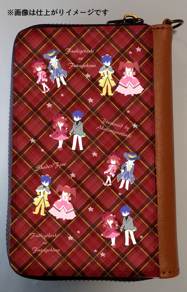 月赤コインパスケース レッド アカイソラノツキ Booth