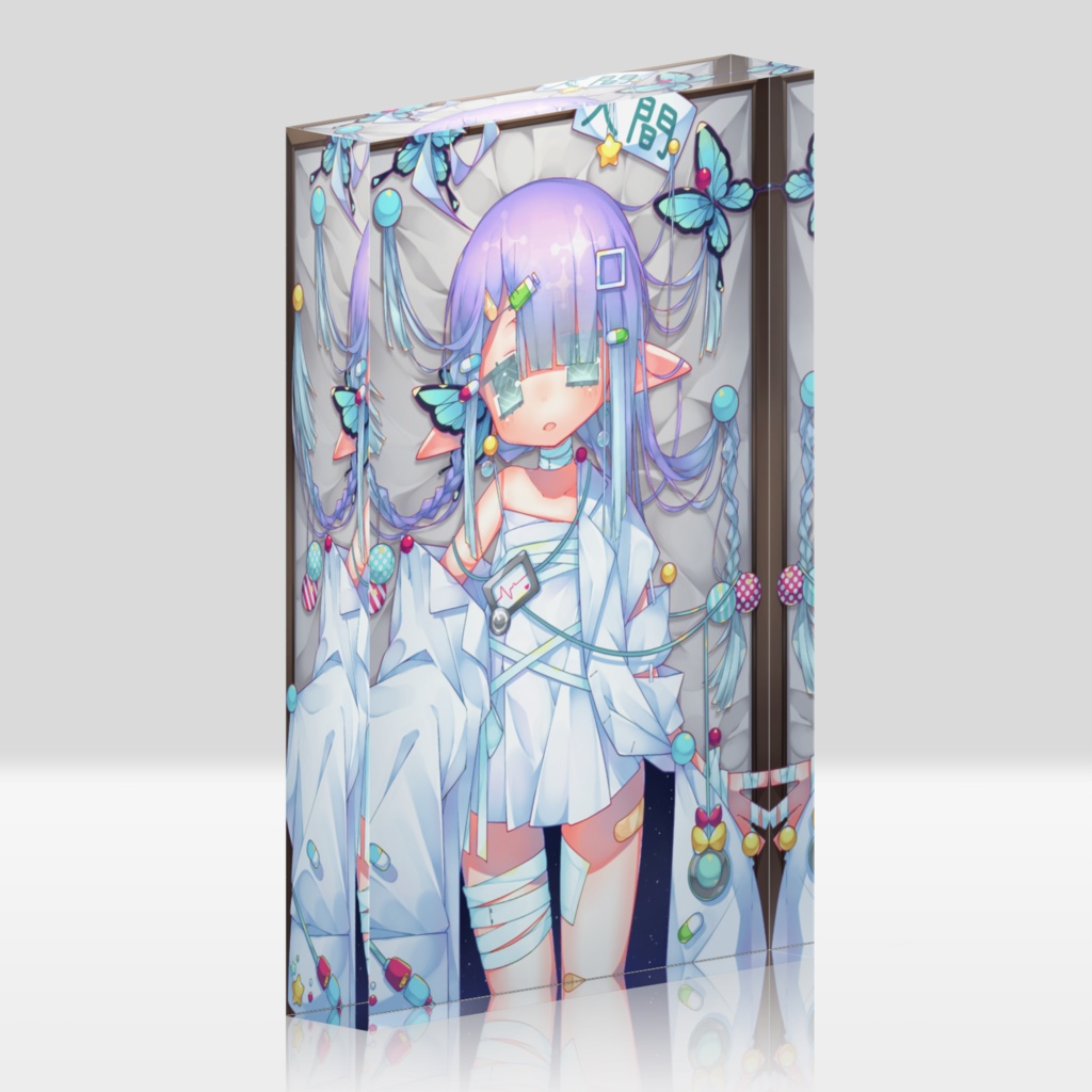 標本みそてーるくんアクリルブロック