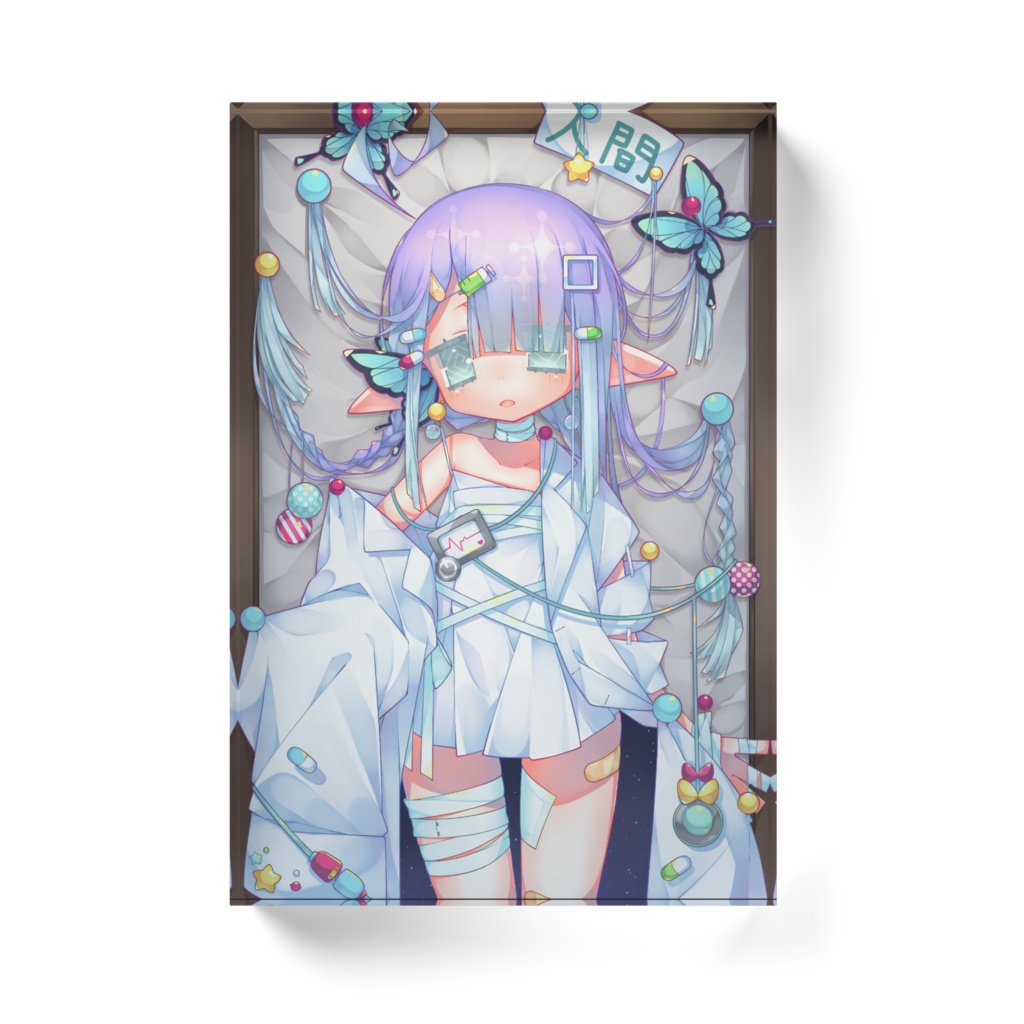 標本みそてーるくんアクリルブロック