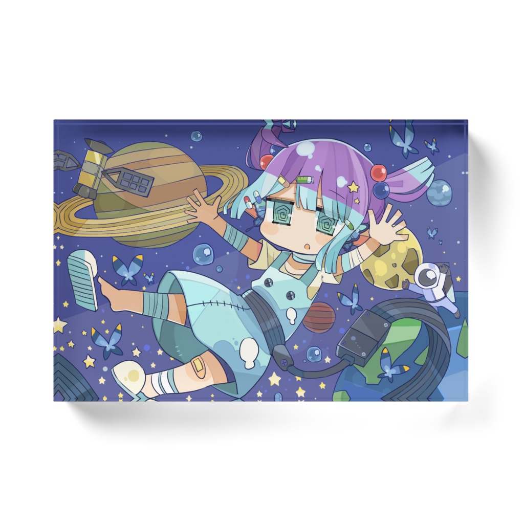 おめかしみそてーるくんアクリルブロック