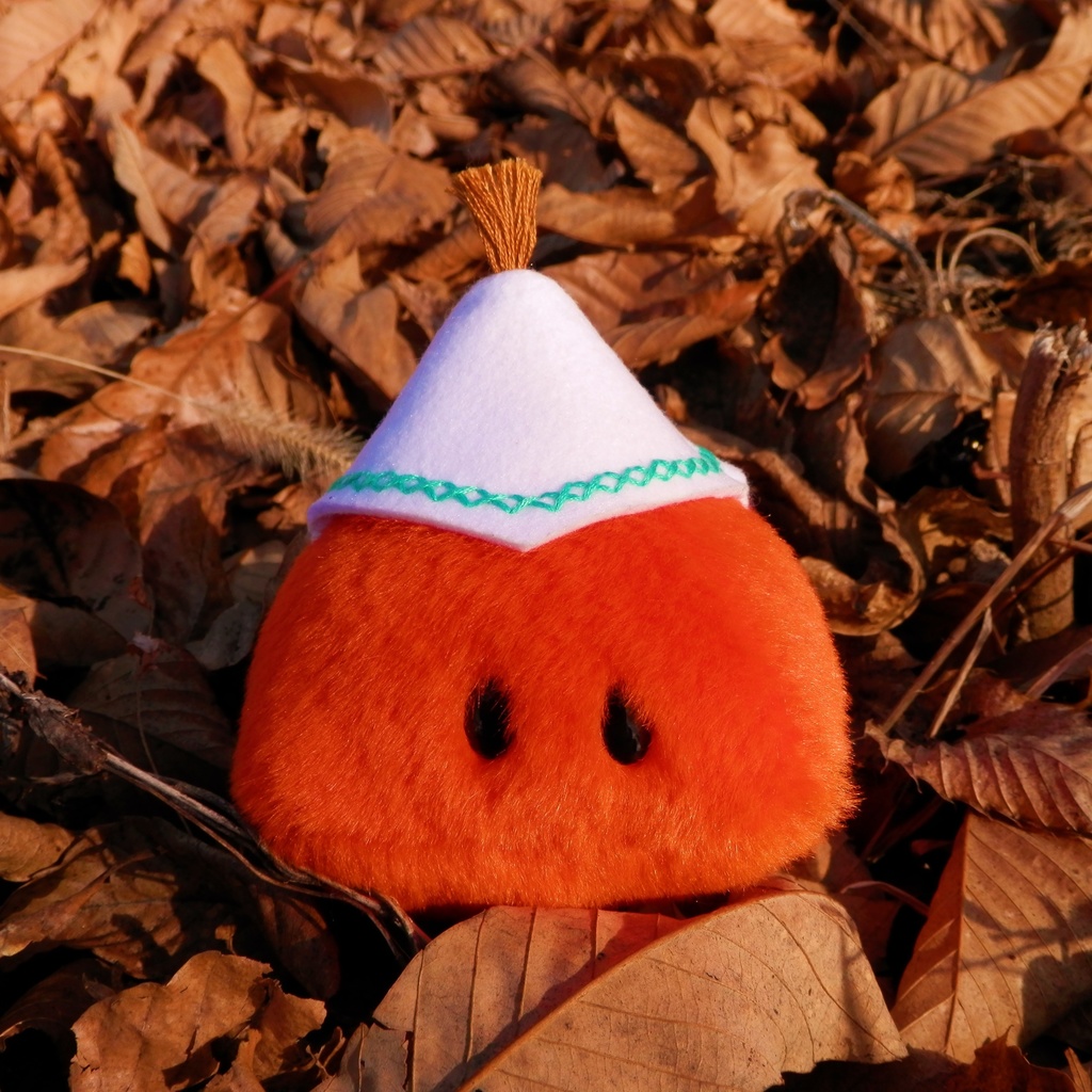 △ちゃん・オレンジ【帽子の色を選べます】