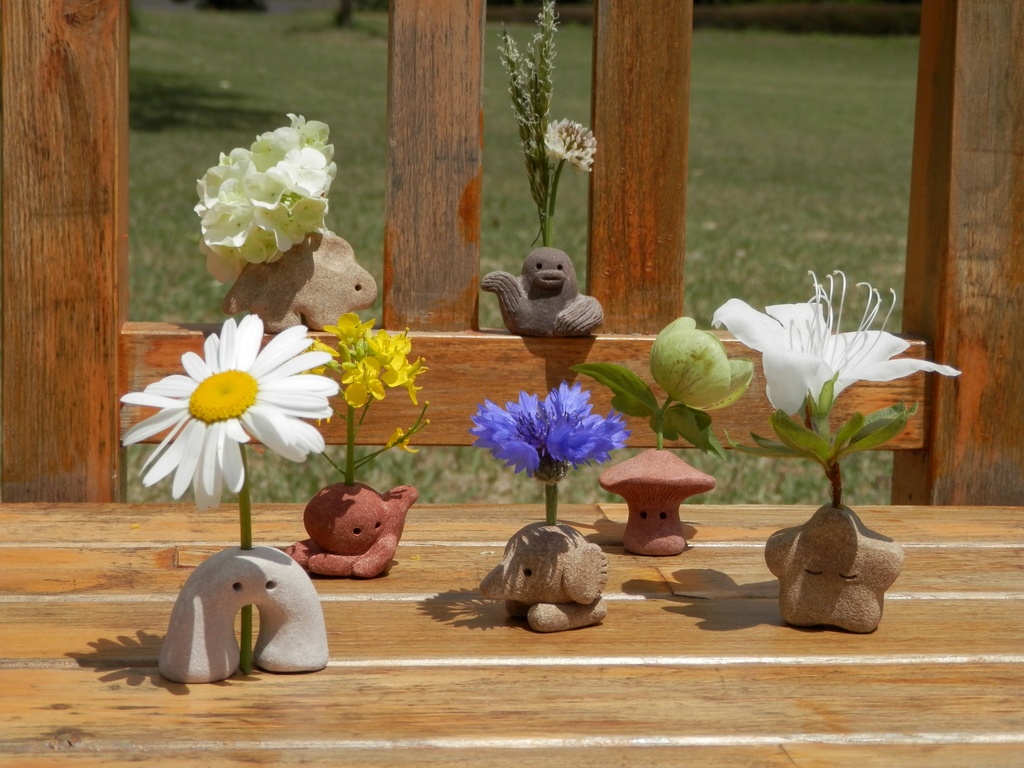 コロコロ一輪挿し(置物) №67~