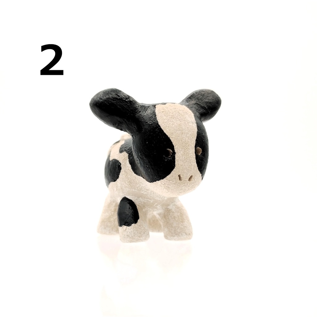 コロコロ一輪挿し(置物)・ウシさん