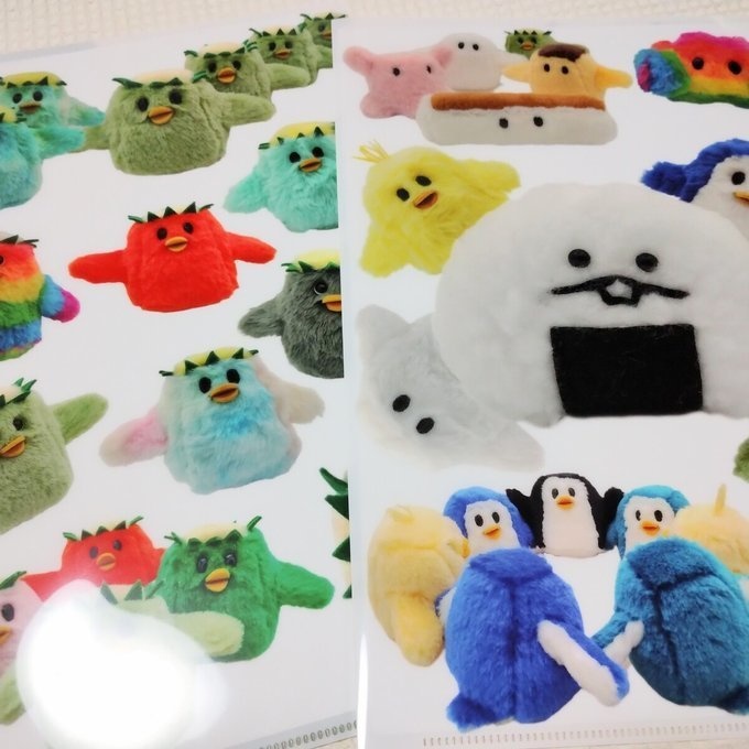 A4クリアファイル両面デザイン2種類