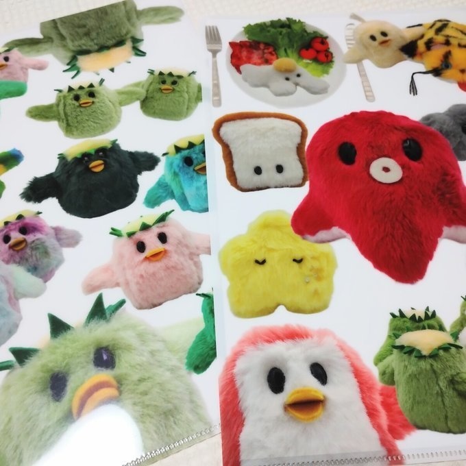 A4クリアファイル両面デザイン2種類