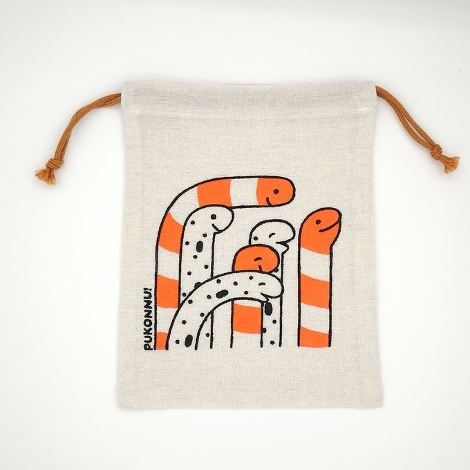 チンアナゴ&ニシキアナゴ巾着