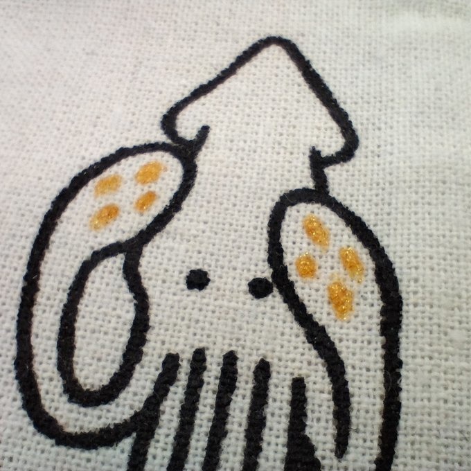 タコさんイカさん巾着