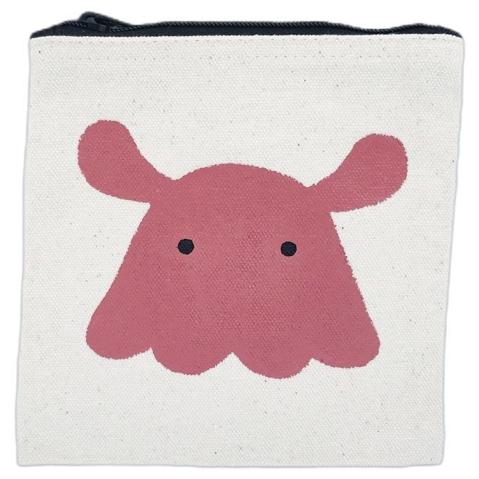 手描きキャンバスミニポーチ