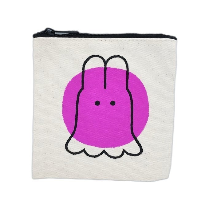 手描きキャンバスミニポーチ