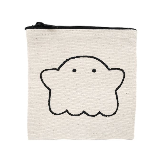 手描きキャンバスミニポーチ