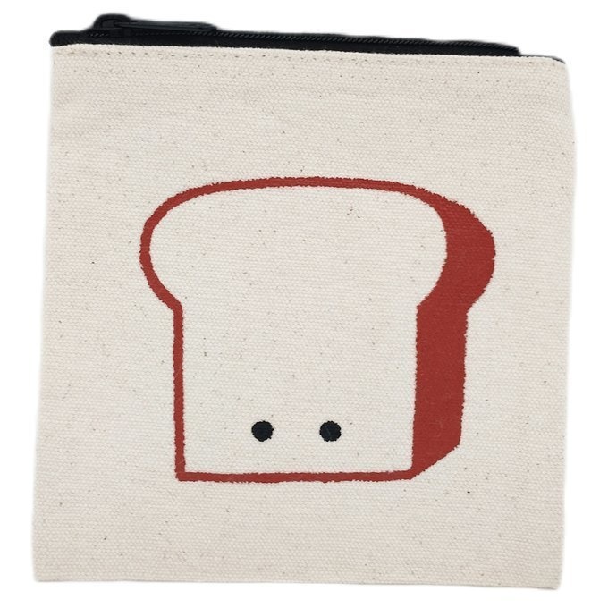 手描きキャンバスミニポーチ