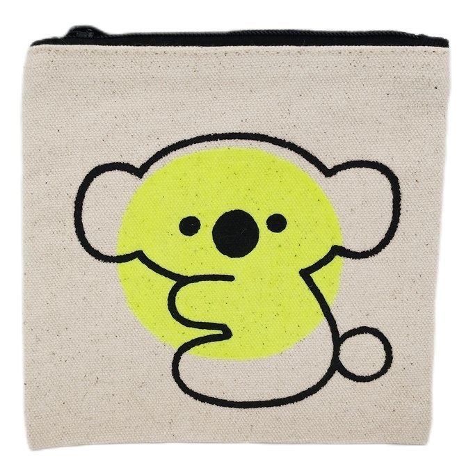 手描きキャンバスミニポーチ