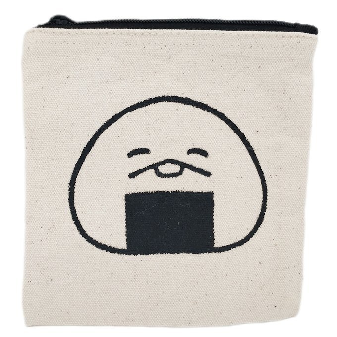 手描きキャンバスミニポーチ