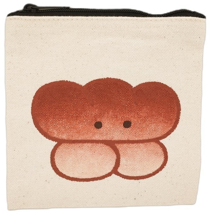 手描きキャンバスミニポーチ