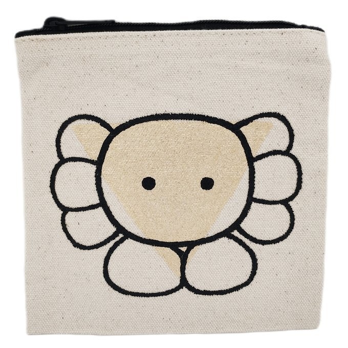 手描きキャンバスミニポーチ