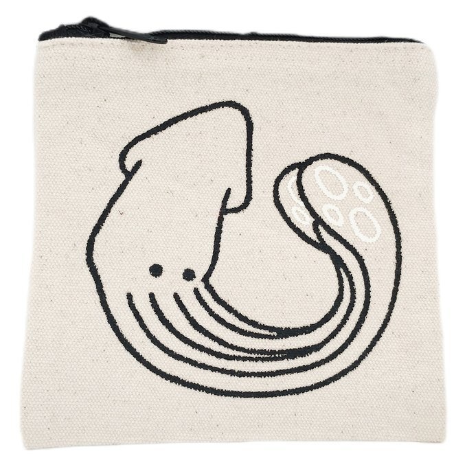 手描きキャンバスミニポーチ