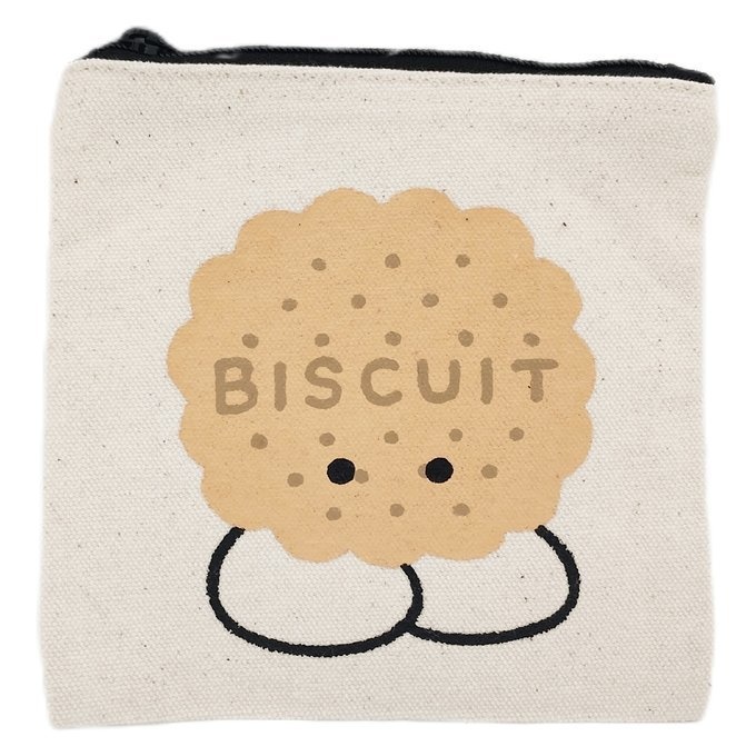 手描きキャンバスミニポーチ